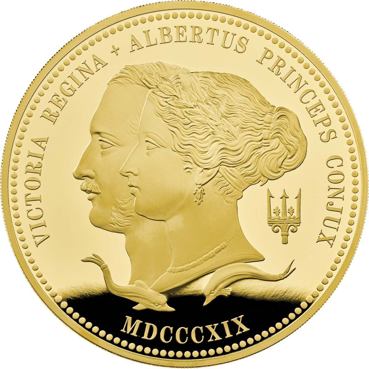 1000 Pounds - Elizabeth II Queen Victoria and Prince Albert; Gold Proof
