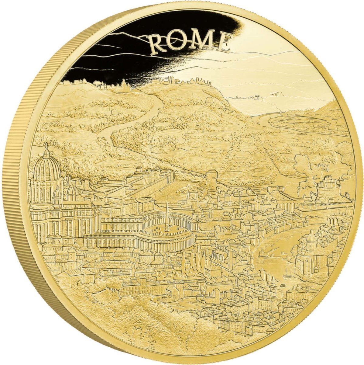 1000 Pounds - Elizabeth II Rome; Gold Proof