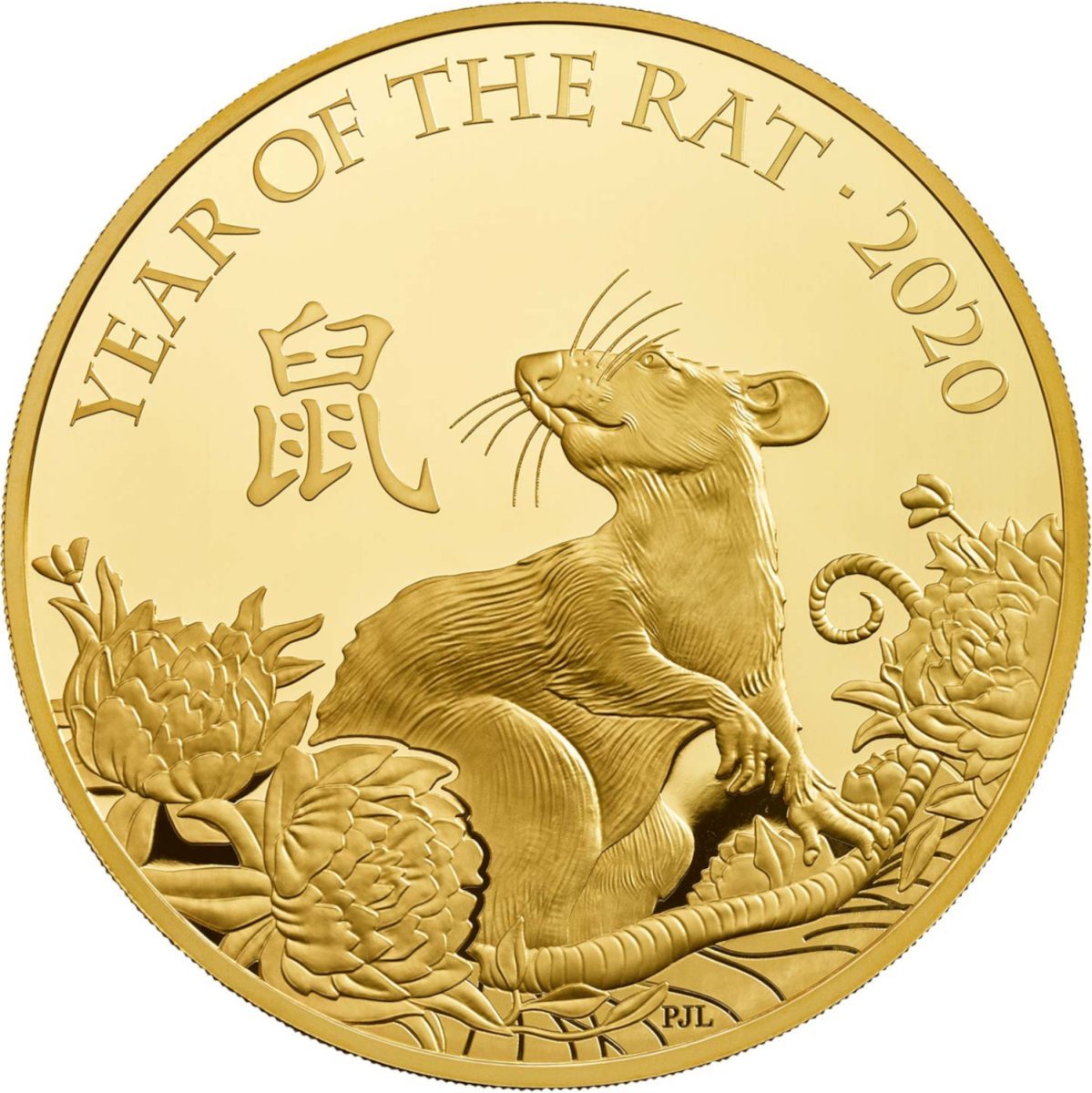 1000 Pounds - Elizabeth II Year of the Rat; Gold Proof