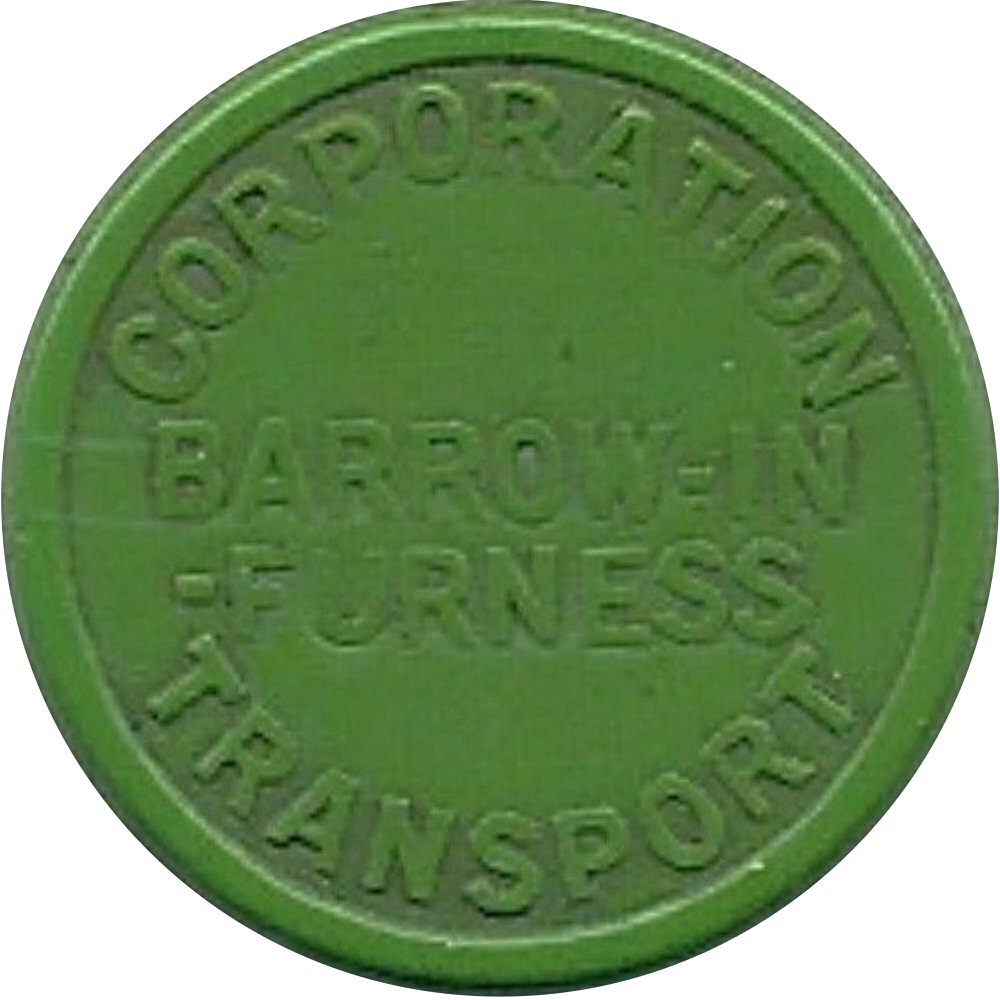 1½ Pence - Barrow-in-Furness Corporation Transport obverse