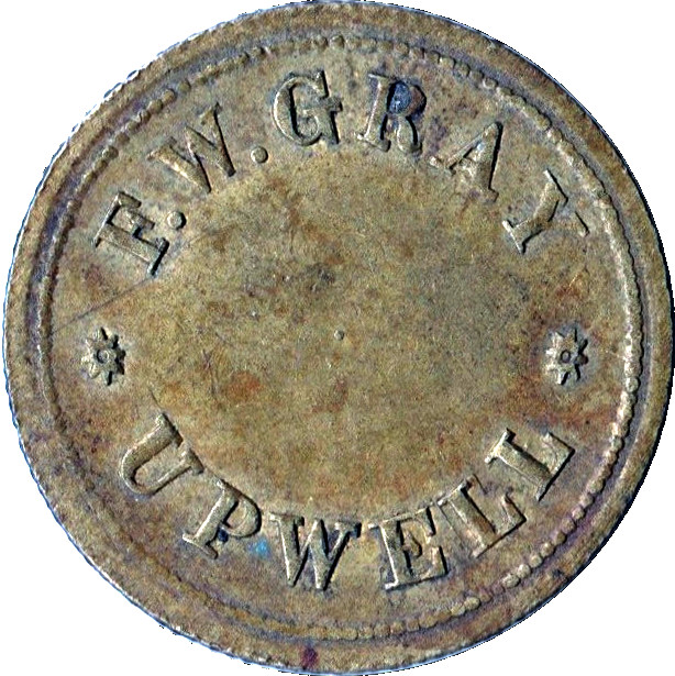 1½ Pence - D F.W. Gray Upwell Farm reverse