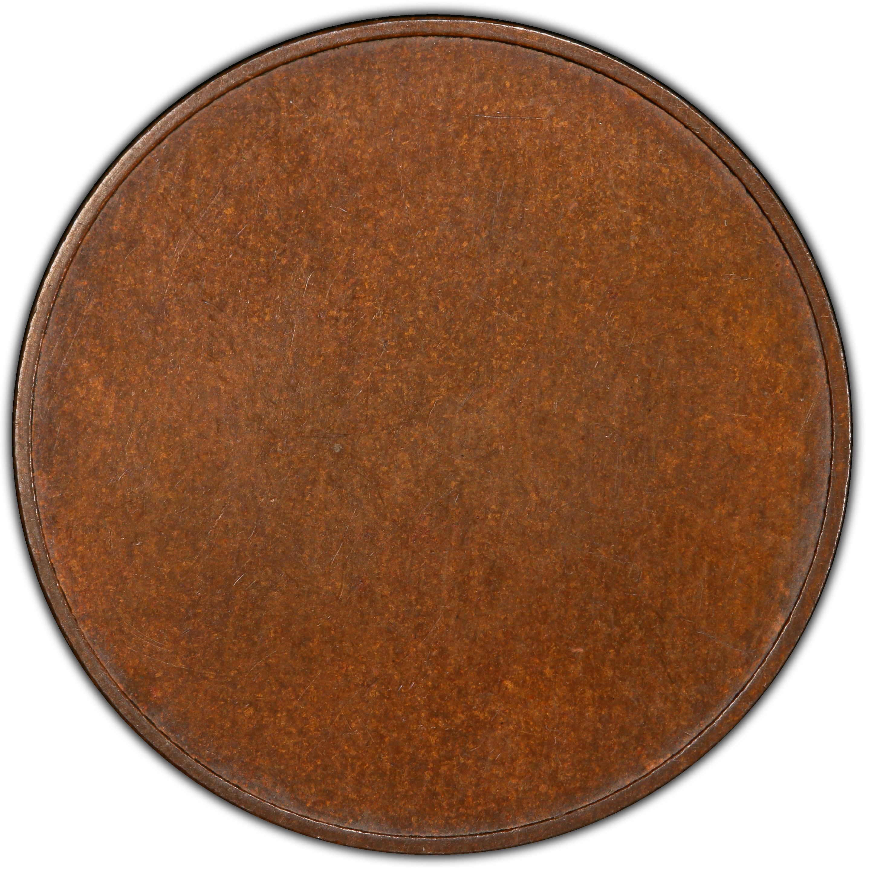 2 Decimal Pence Uniface Pattern reverse