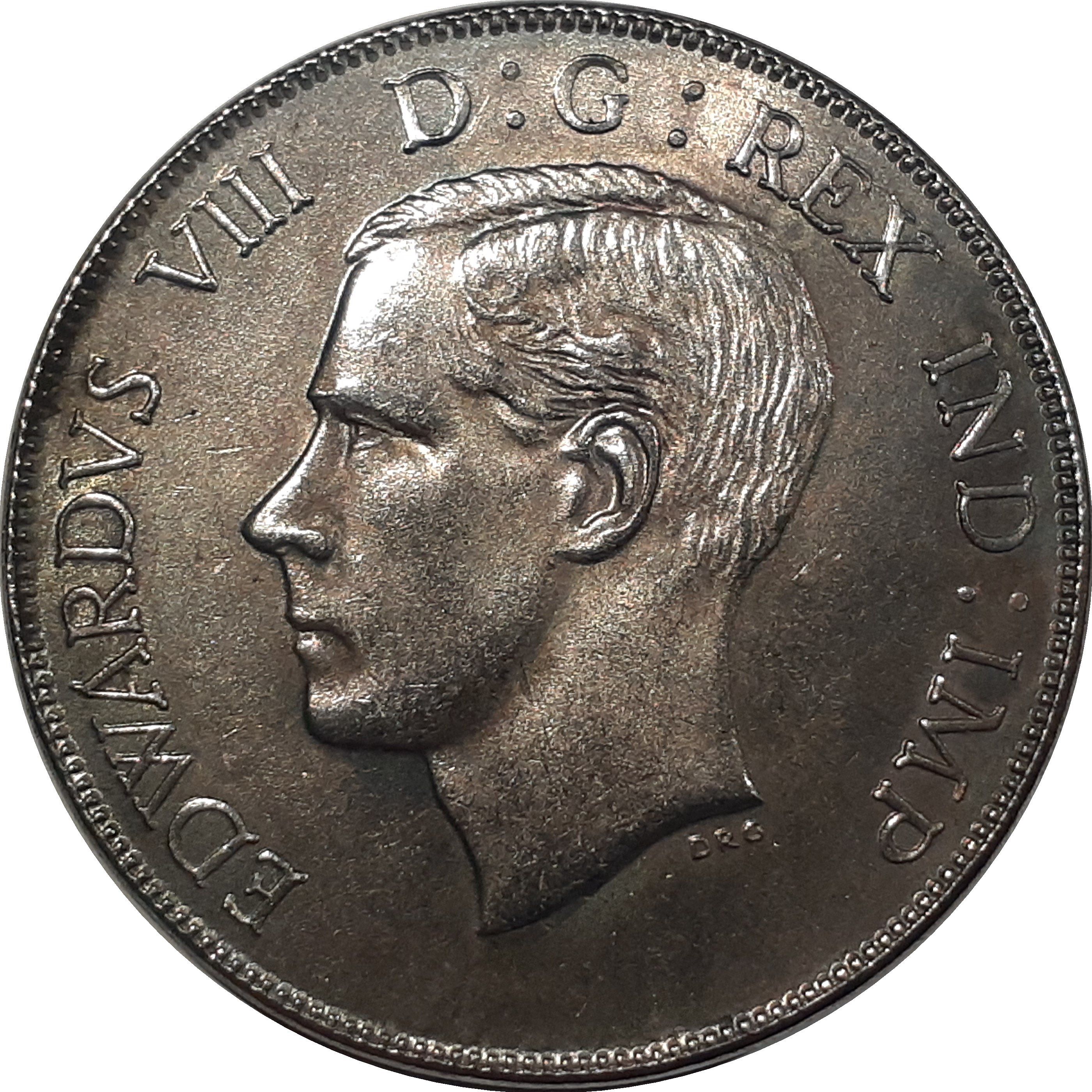 2 Florins - Edward VIII Pattern obverse