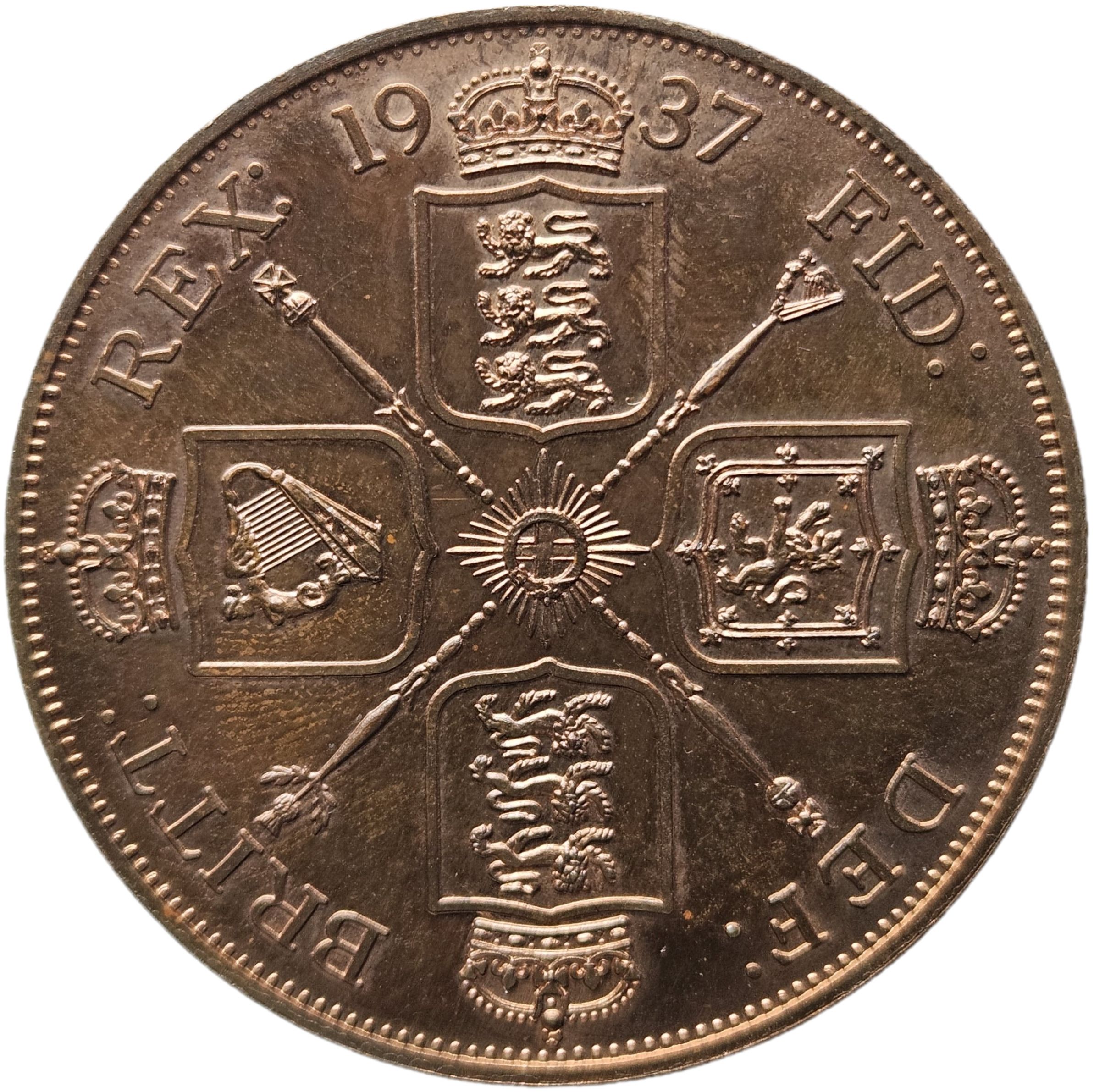 2 Florins - Edward VIII Pattern reverse