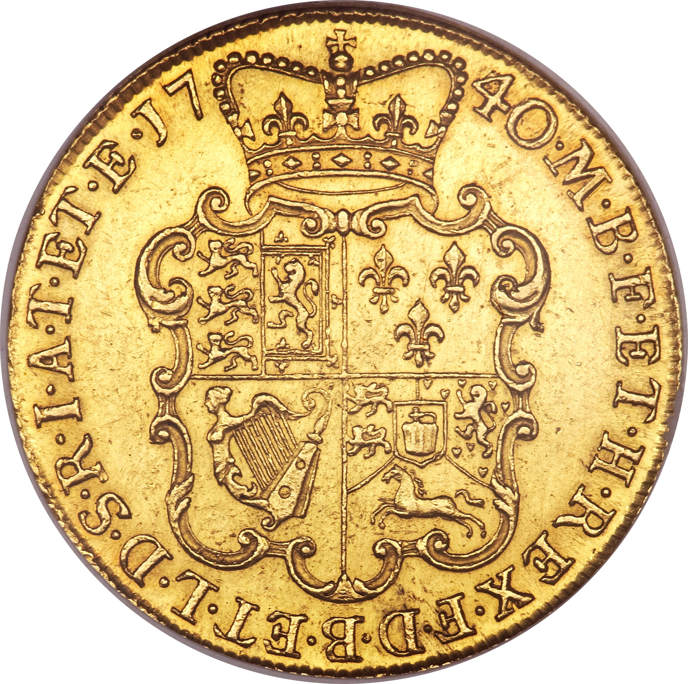 2 Guineas - George II Intermediate portrait reverse