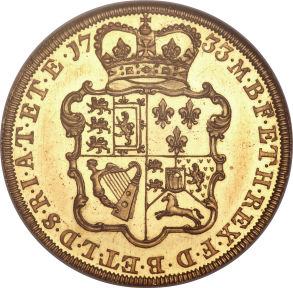 2 Guineas - George II Pattern reverse
