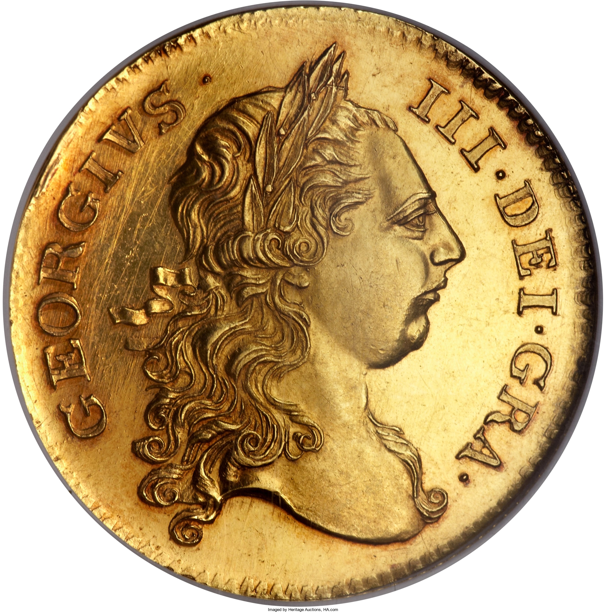 2 Guineas - George III Pattern obverse