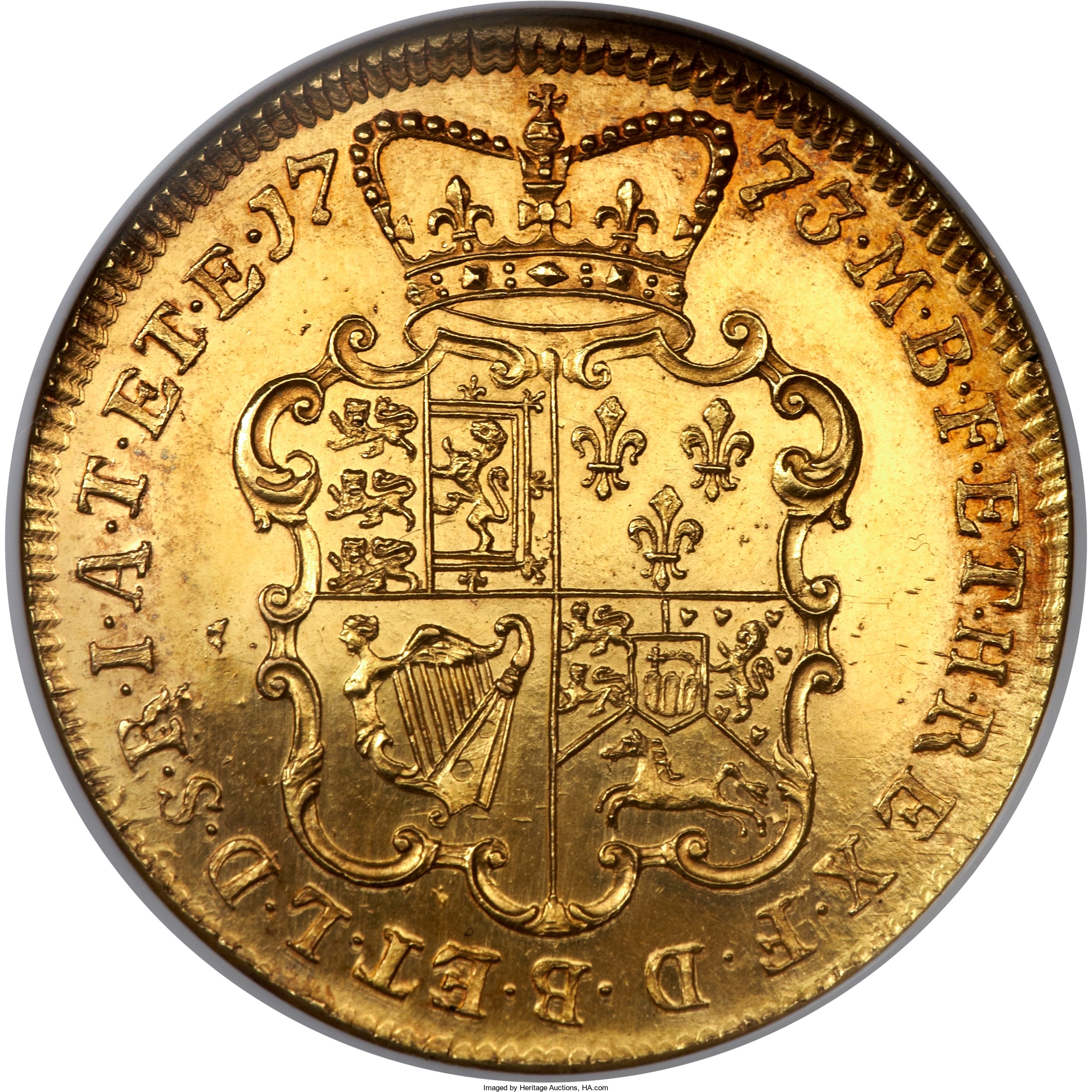2 Guineas - George III Pattern reverse
