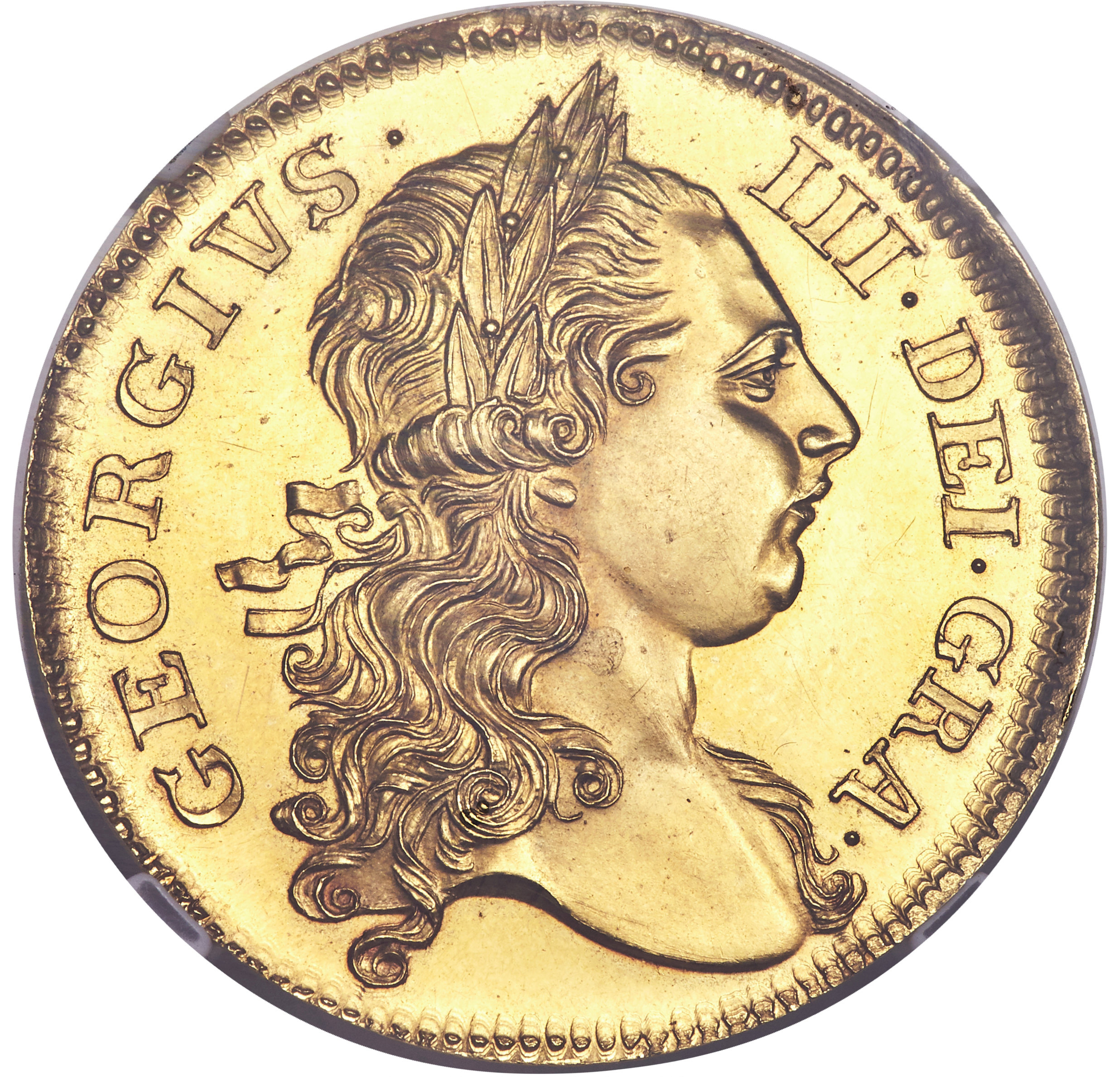 2 Guineas - George III Pattern obverse