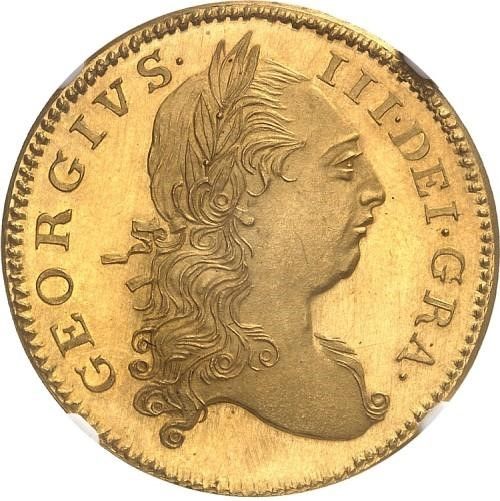 2 Guineas - George III Pattern obverse