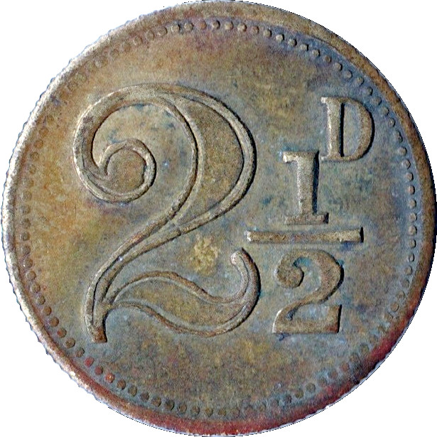 2½ Pence - F.W. Gray Upwell Farm reverse
