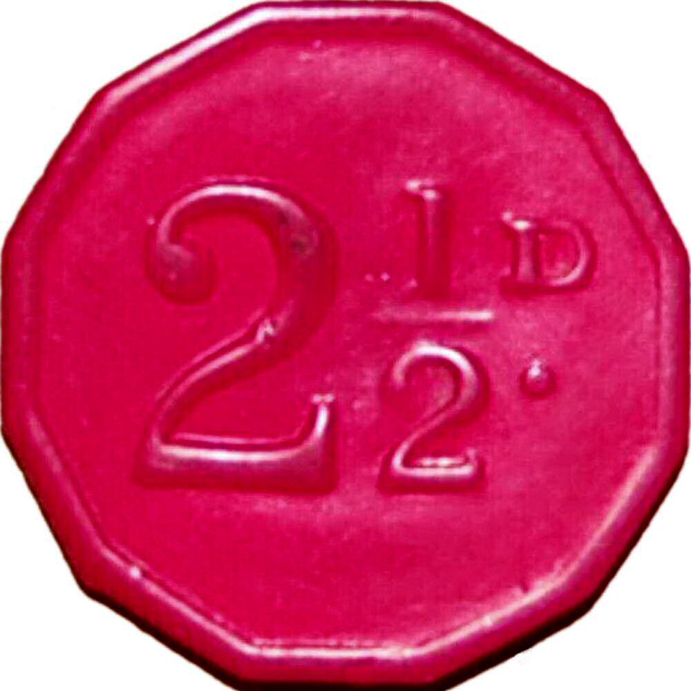 2½ Pence - Sheffield Transport Department reverse