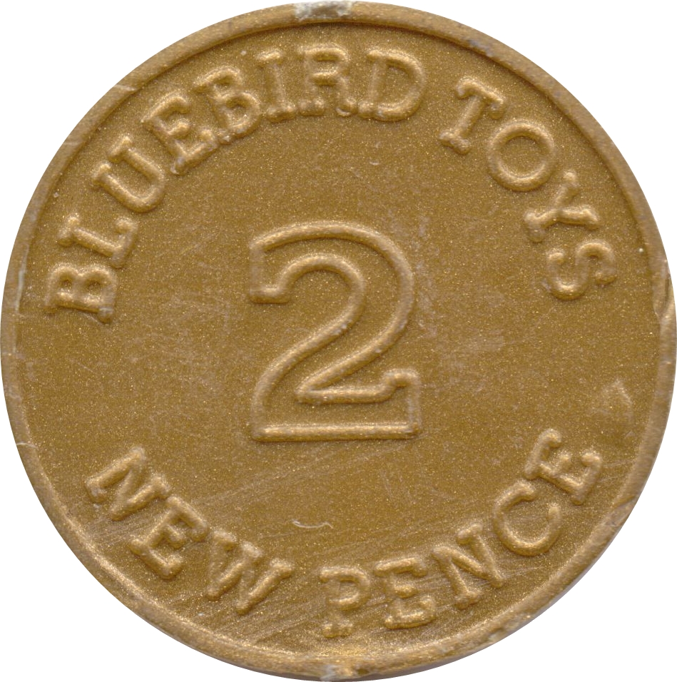 2 New Pence - Bluebird Toys reverse