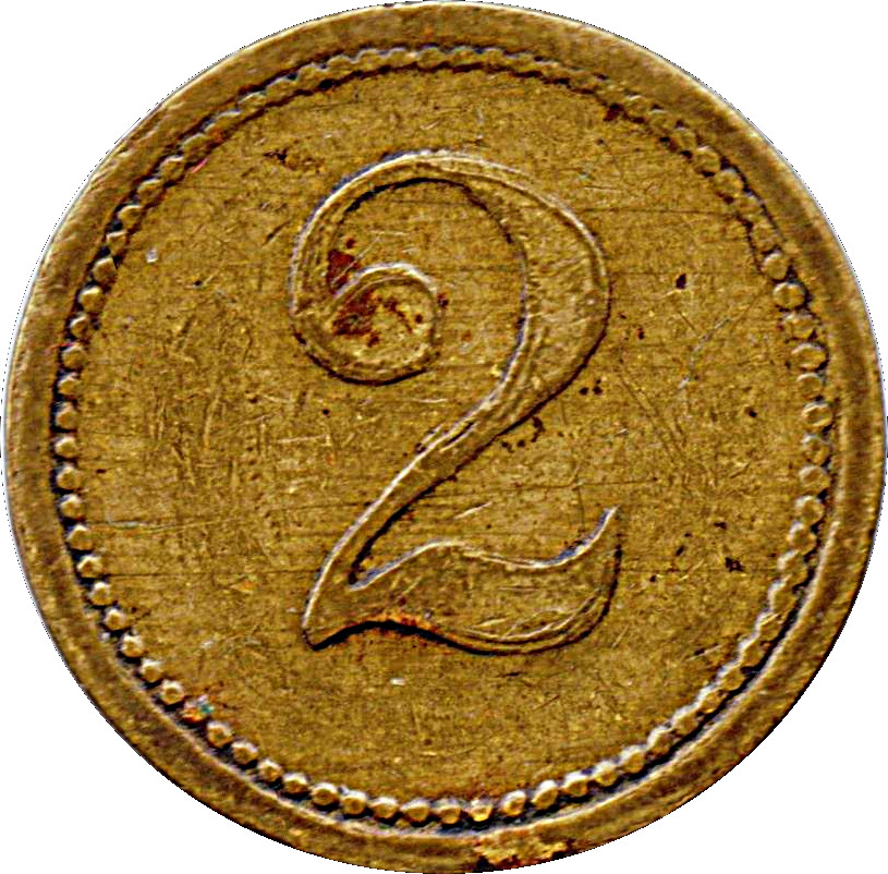 2 Pence - Clown reverse