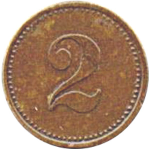 2 Pence - Clown reverse