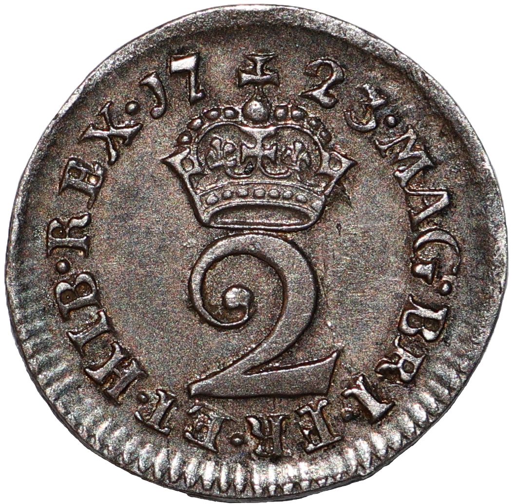 2 Pence - George I incl. Maundy reverse