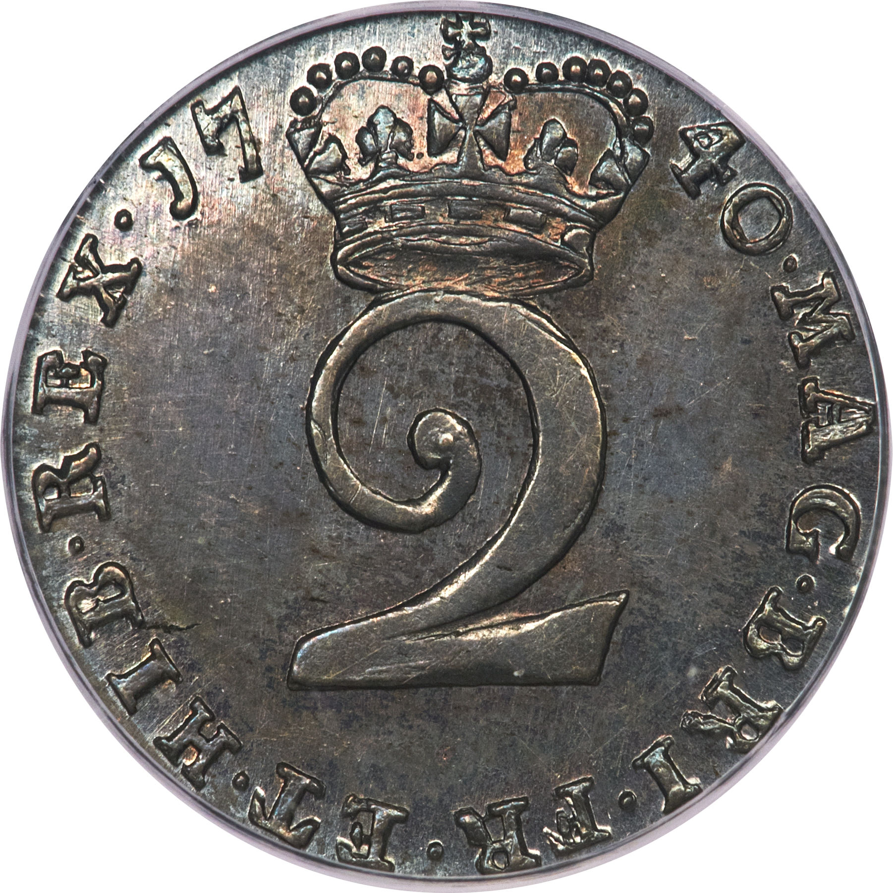 2 Pence - George II incl. Maundy reverse