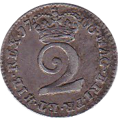 2 Pence - George III incl. Maundy reverse