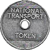 2 Pence - National Transport Token obverse