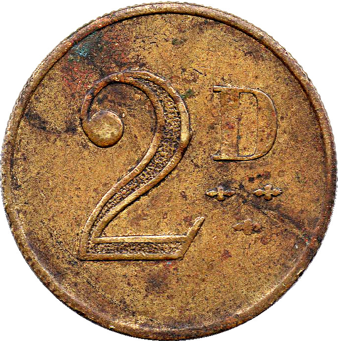 2 Pence reverse