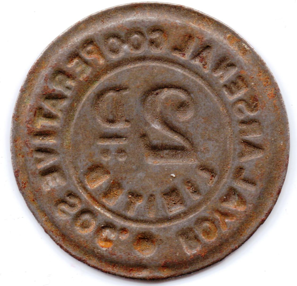 2 Pence - Royal Arsenal Cooperative Soc Limited reverse