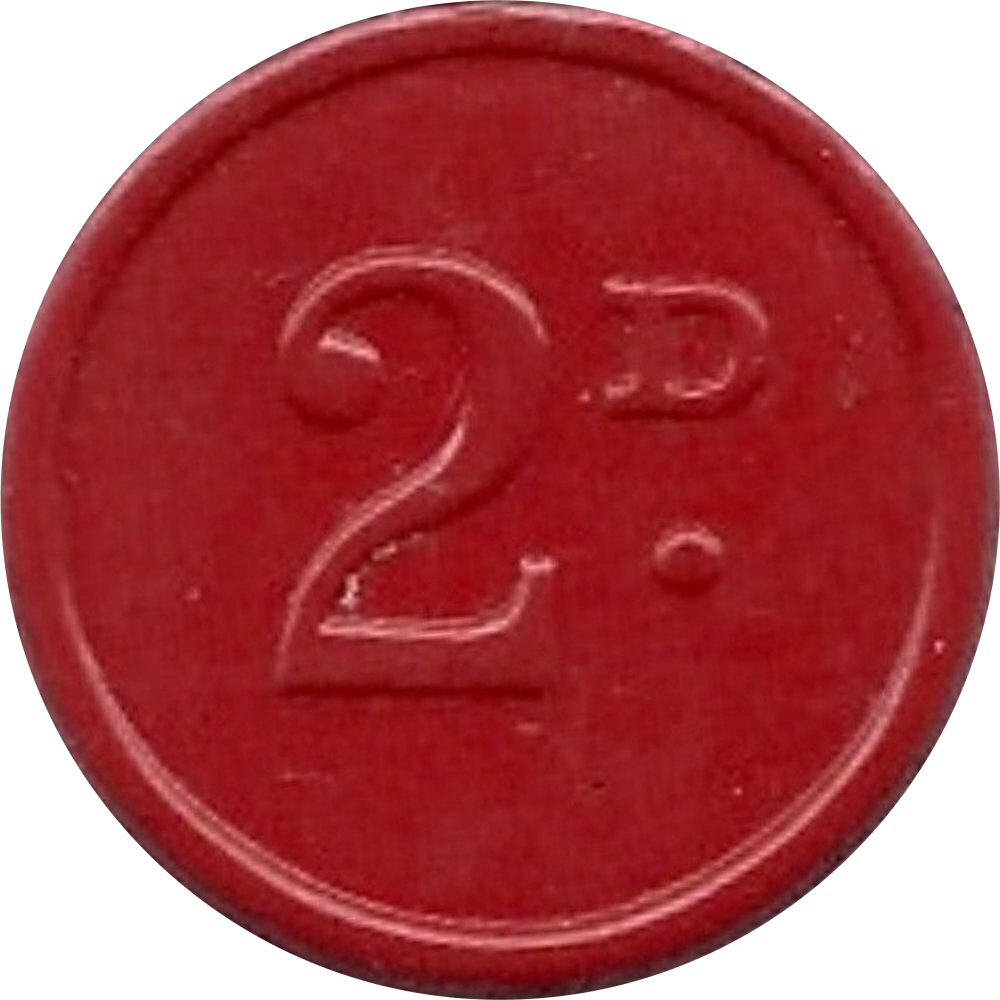 2 Pence - St. Helens Corporation Transport reverse