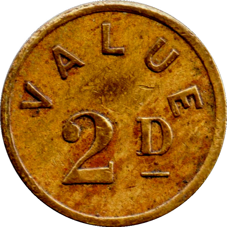 2 Pence - W obverse