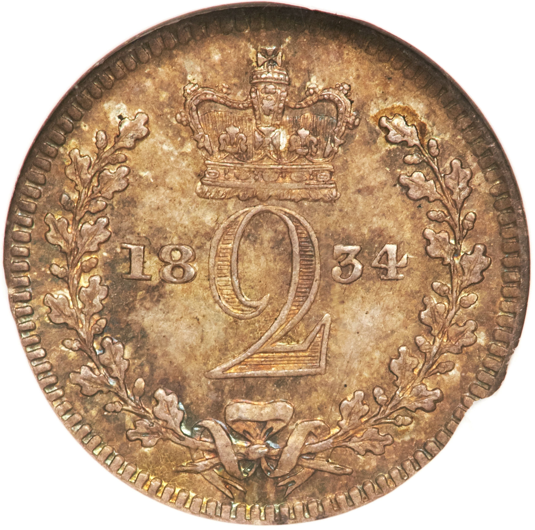 2 Pence - William IV Maundy issues reverse