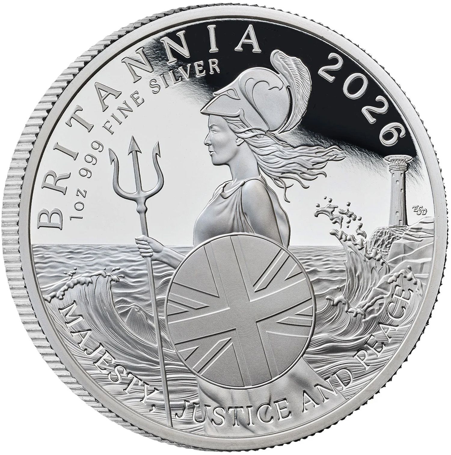 2 Pounds - Charles III 1 oz Fine Silver