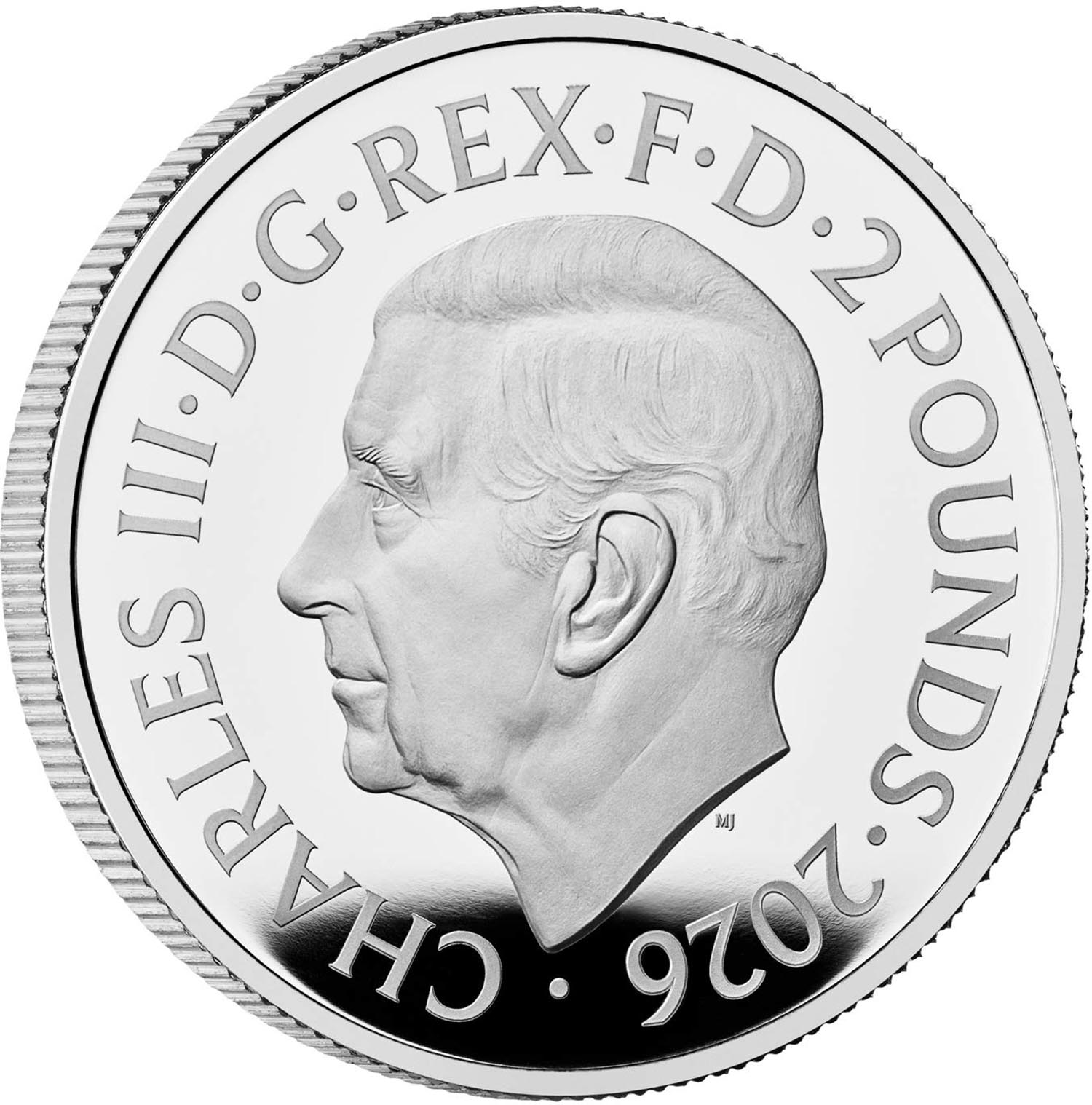 2 Pounds - Charles III 100th anniversary of Queen Elizabeth II; Silver Proof obverse