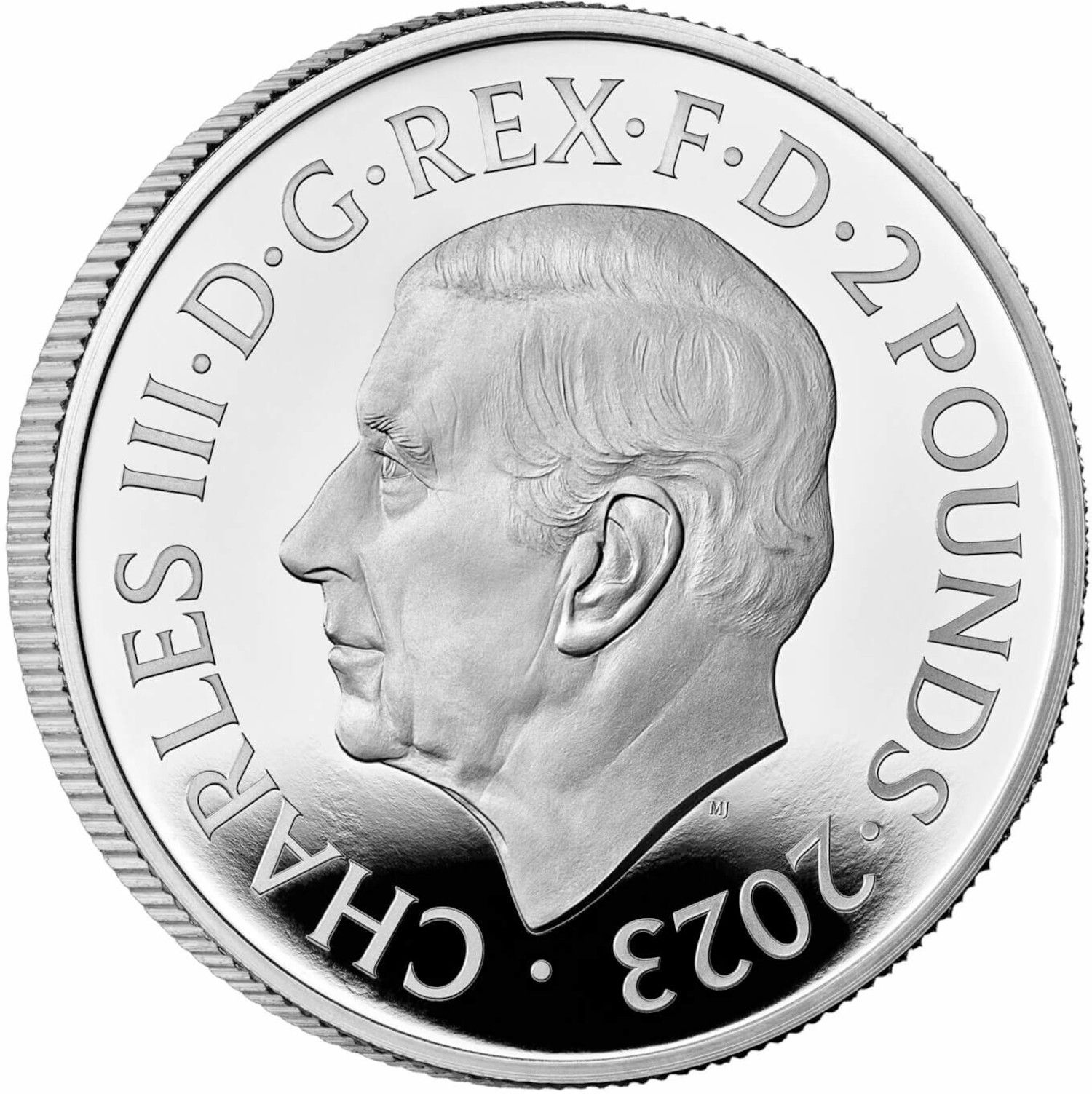 2 Pounds - Charles III 1oz Fine Silver obverse