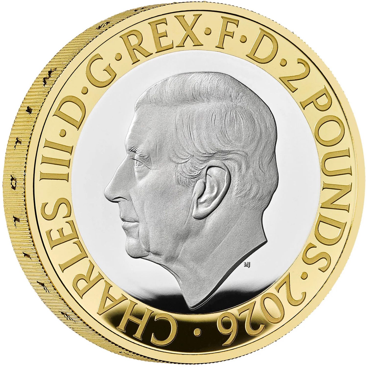 2 Pounds - Charles III 200 years of Zoological Society of London; Silver Piedfort obverse