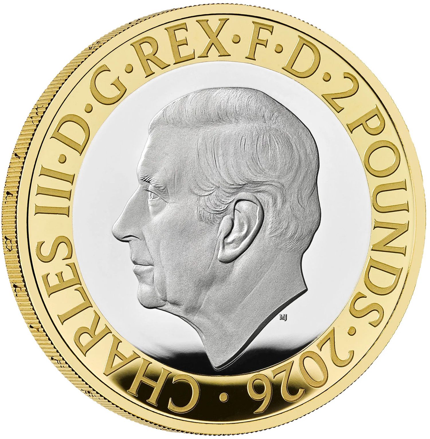 2 Pounds - Charles III 200 years of Zoological Society of London; Silver Proof obverse