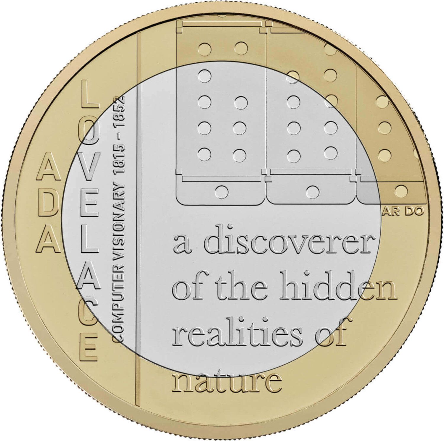 2 Pounds - Charles III Ada Lovelace reverse