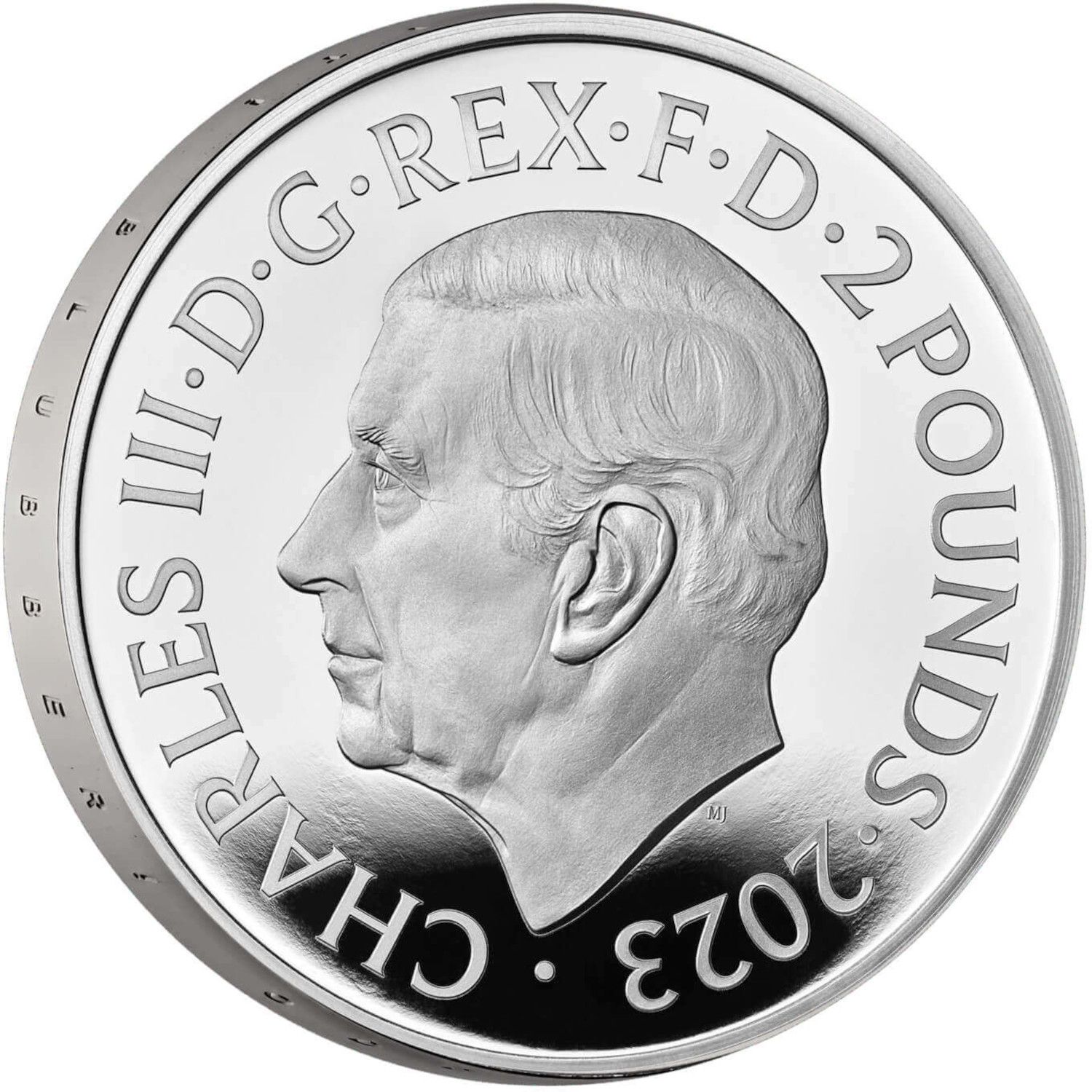 2 Pounds - Charles III Albus Dumbledore; Silver Proof obverse