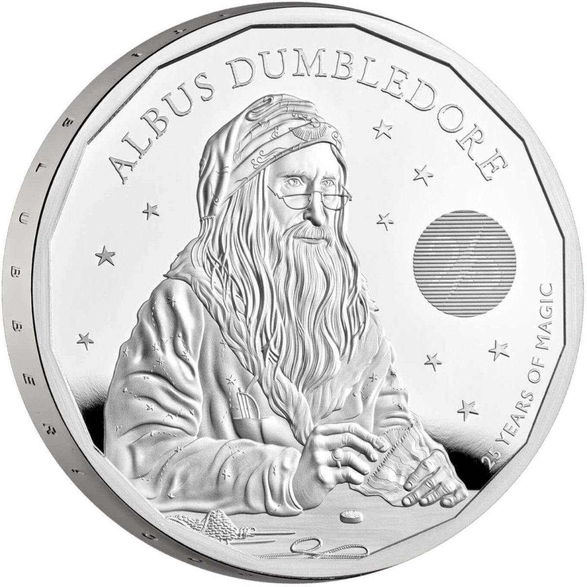 2 Pounds - Charles III Albus Dumbledore; Silver Proof reverse