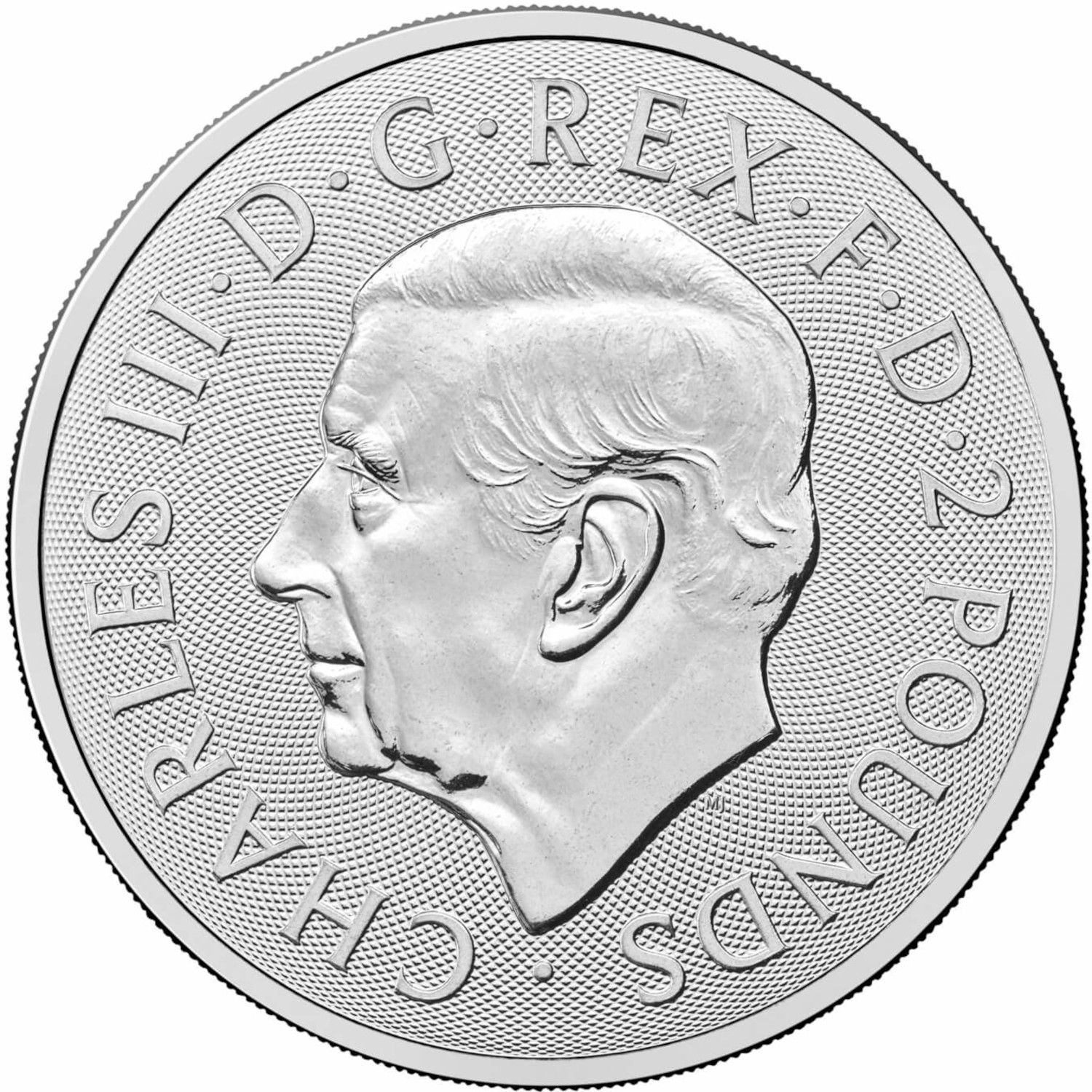 2 Pounds - Charles III Bond Films of the 2000s; 1oz Fine Silver obverse