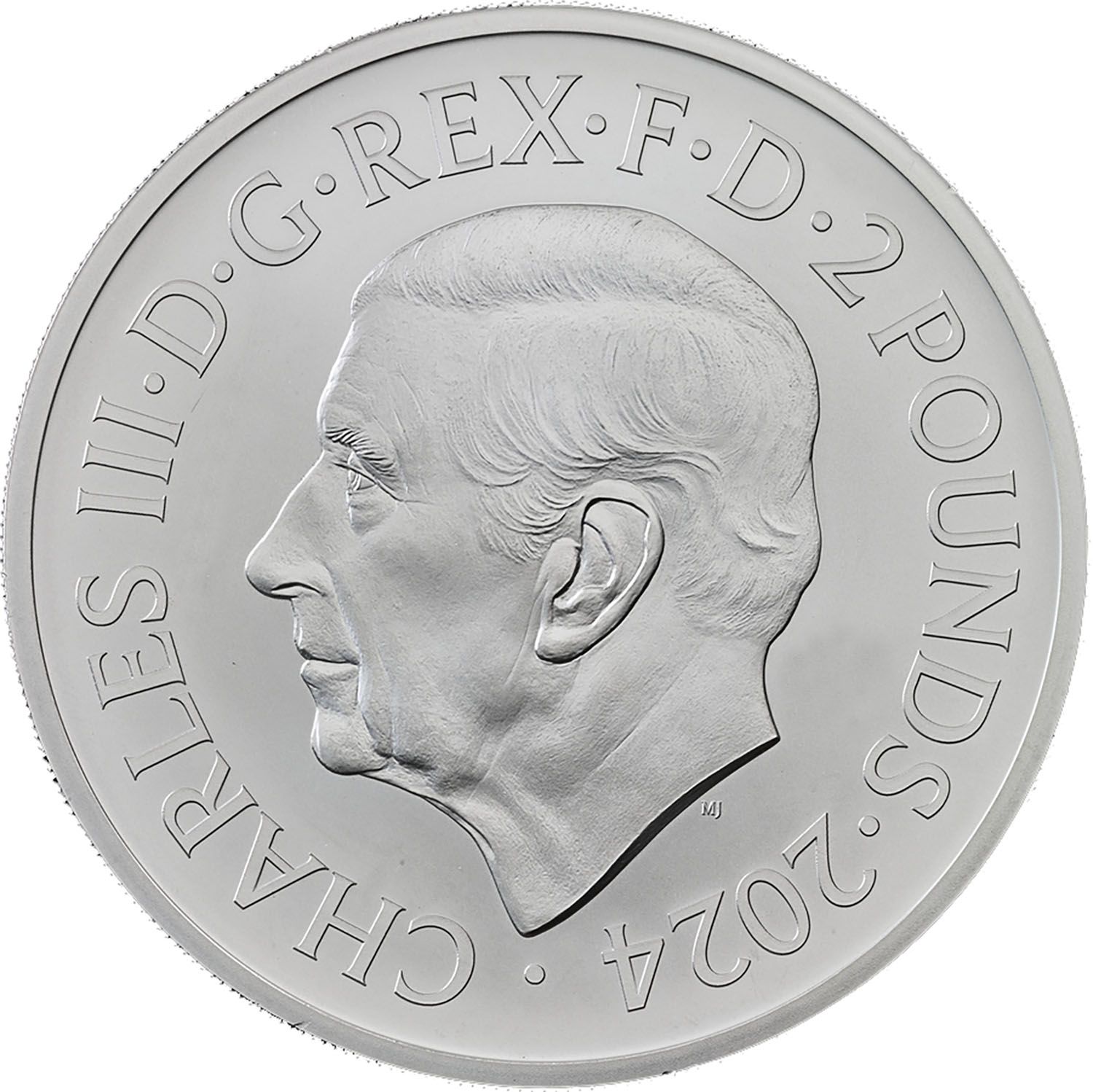 2 Pounds - Charles III D-Day 80th Anniversary; Silver obverse