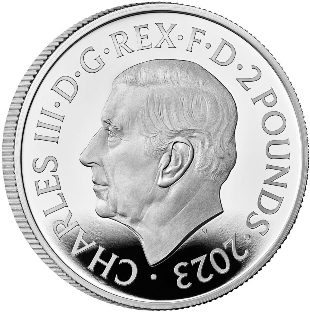 2 Pounds - Charles III Darth Vader and Emperor Palpatine; Silver Proof obverse