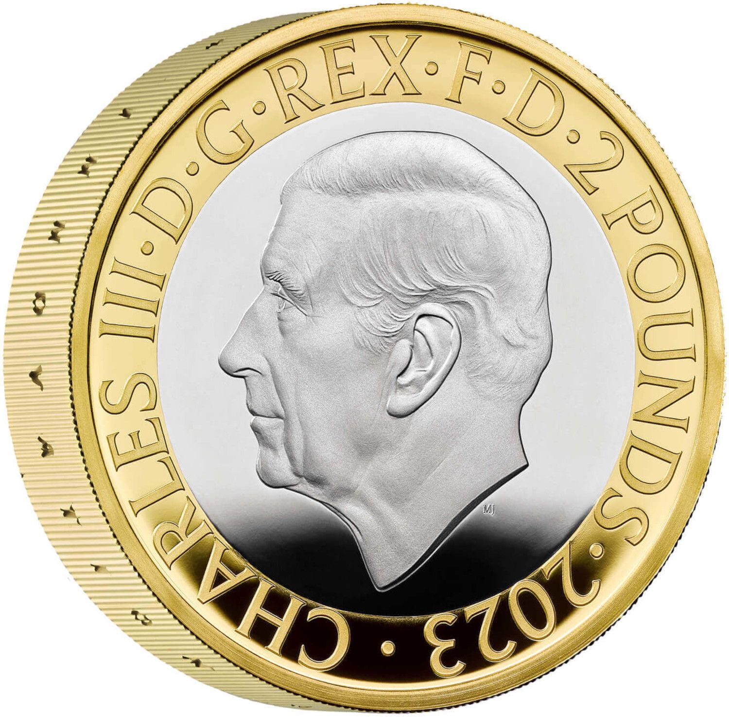 2 Pounds - Charles III Edward Jenner; Silver Piedfort obverse
