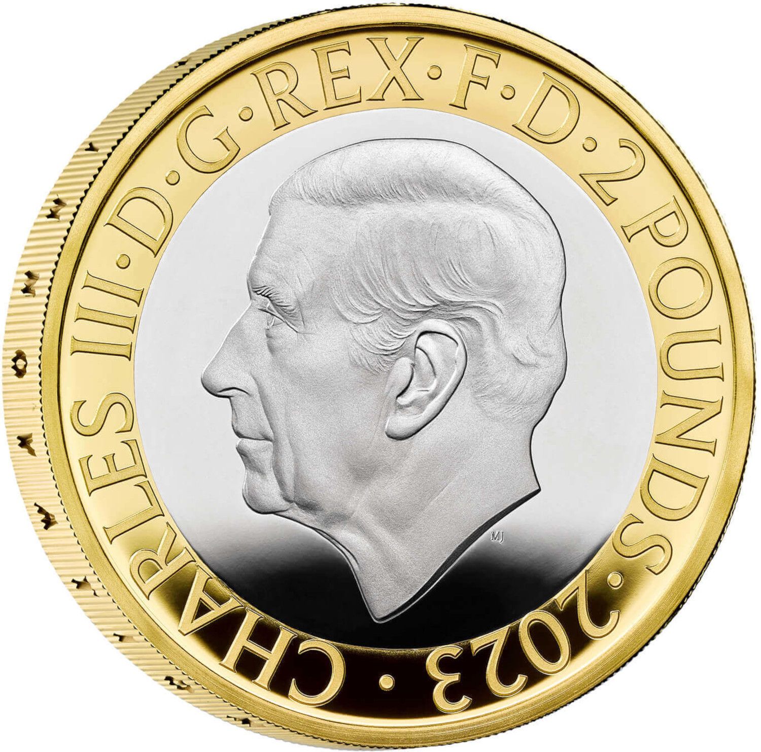 2 Pounds - Charles III Edward Jenner; Silver Proof obverse