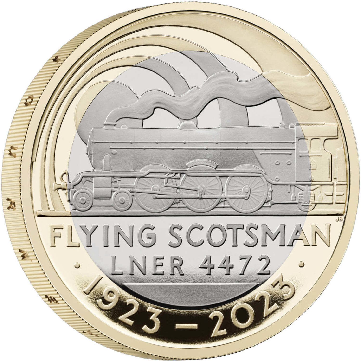 2 Pounds - Charles III Flying Scotsman Centenary