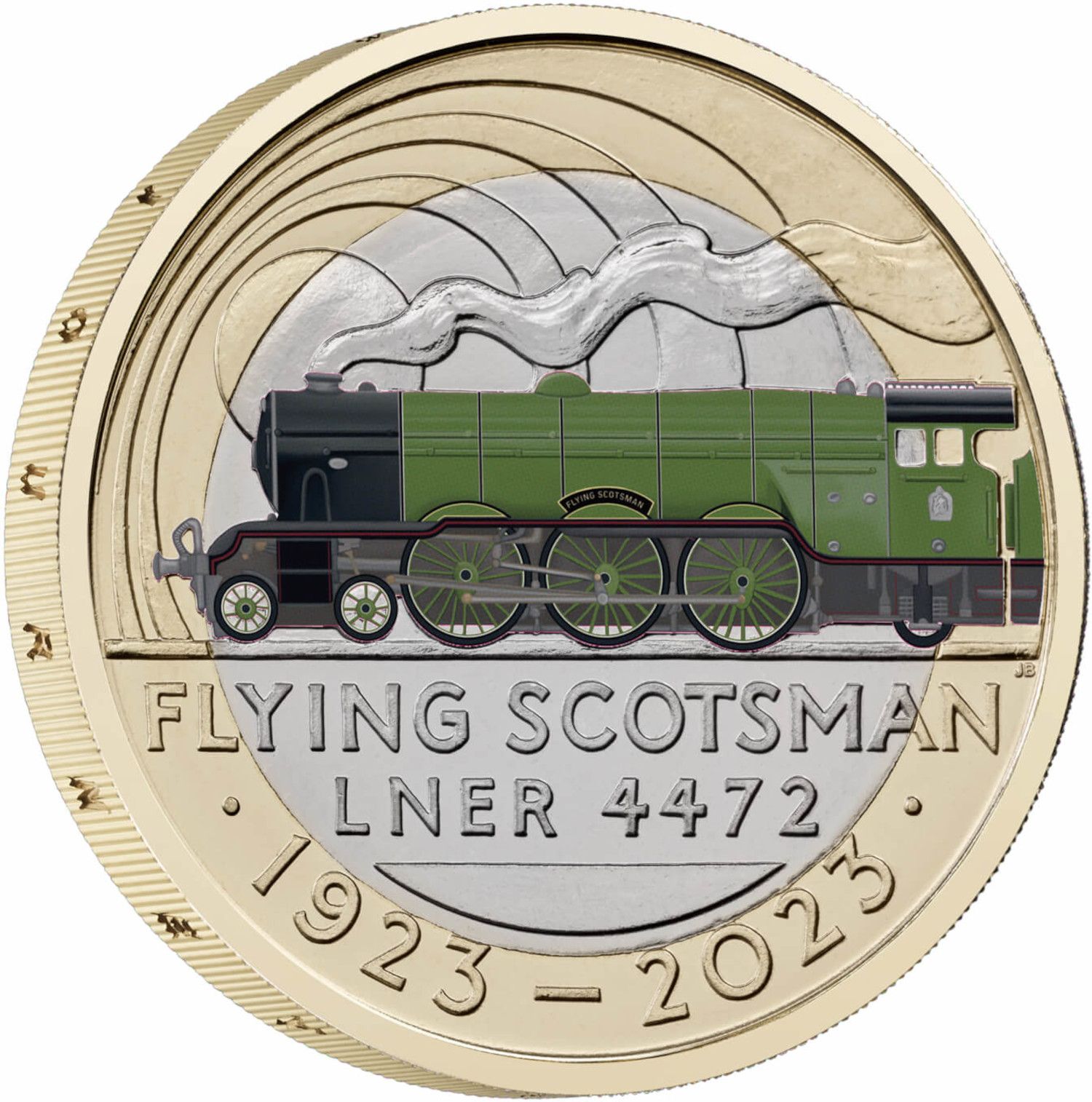 2 Pounds - Charles III Flying Scotsman Centenary