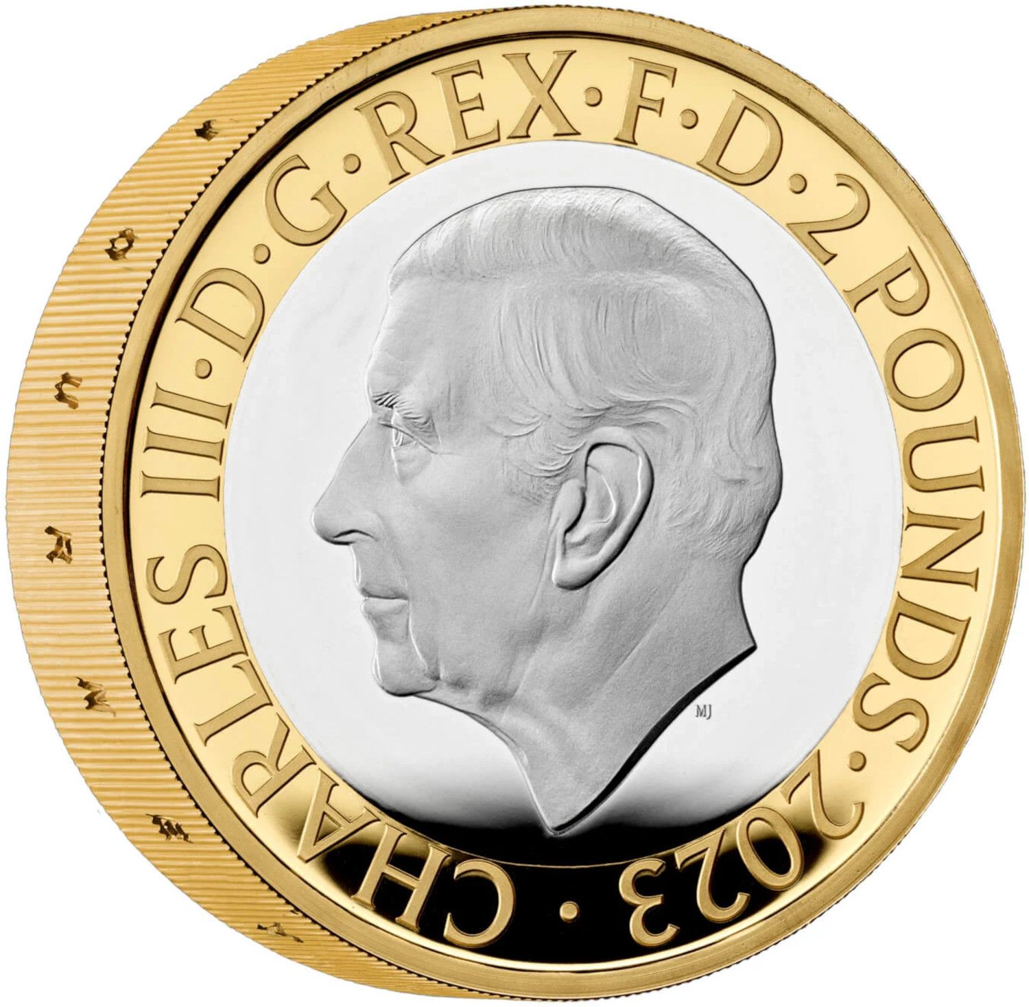 2 Pounds - Charles III Flying Scotsman Centenary; Silver Piedfort obverse