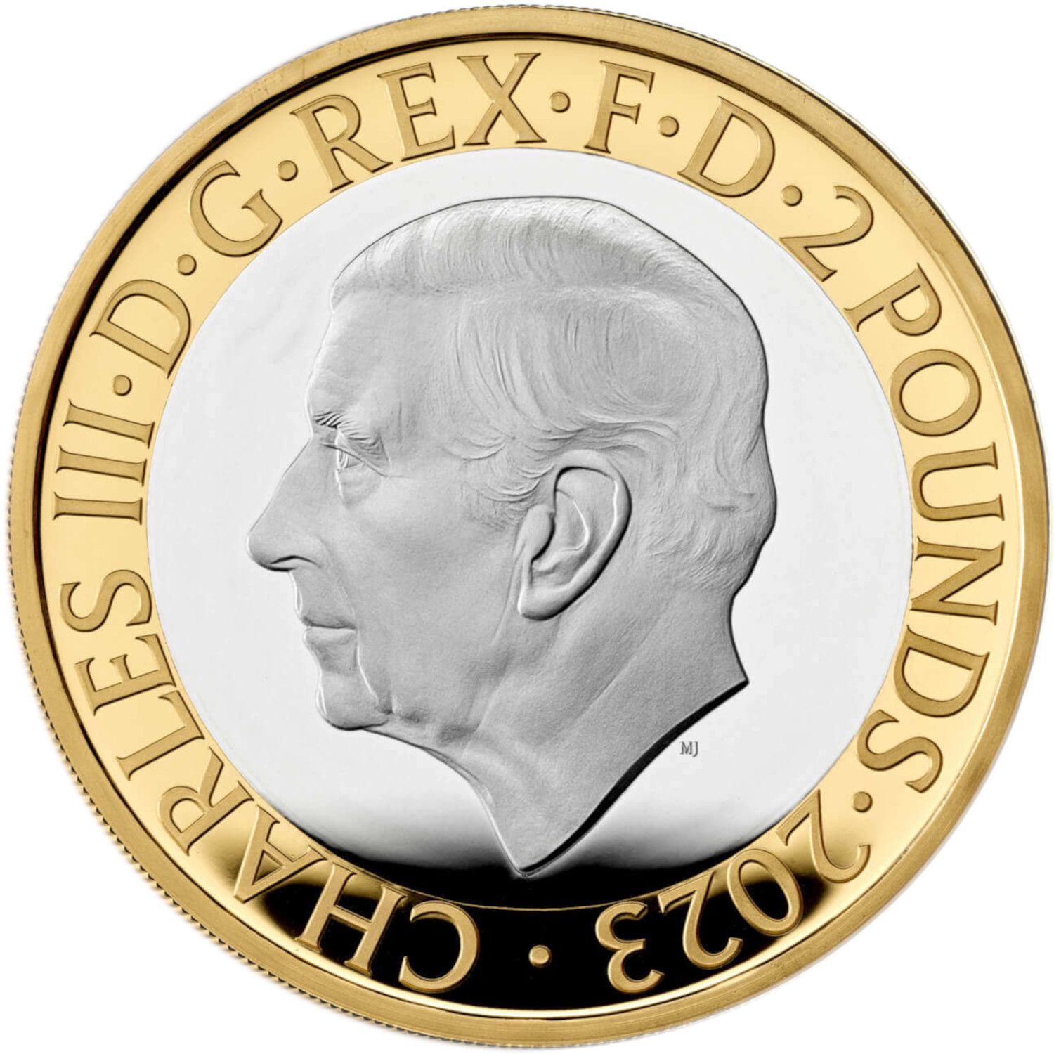 2 Pounds - Charles III Flying Scotsman Centenary; Silver Proof obverse