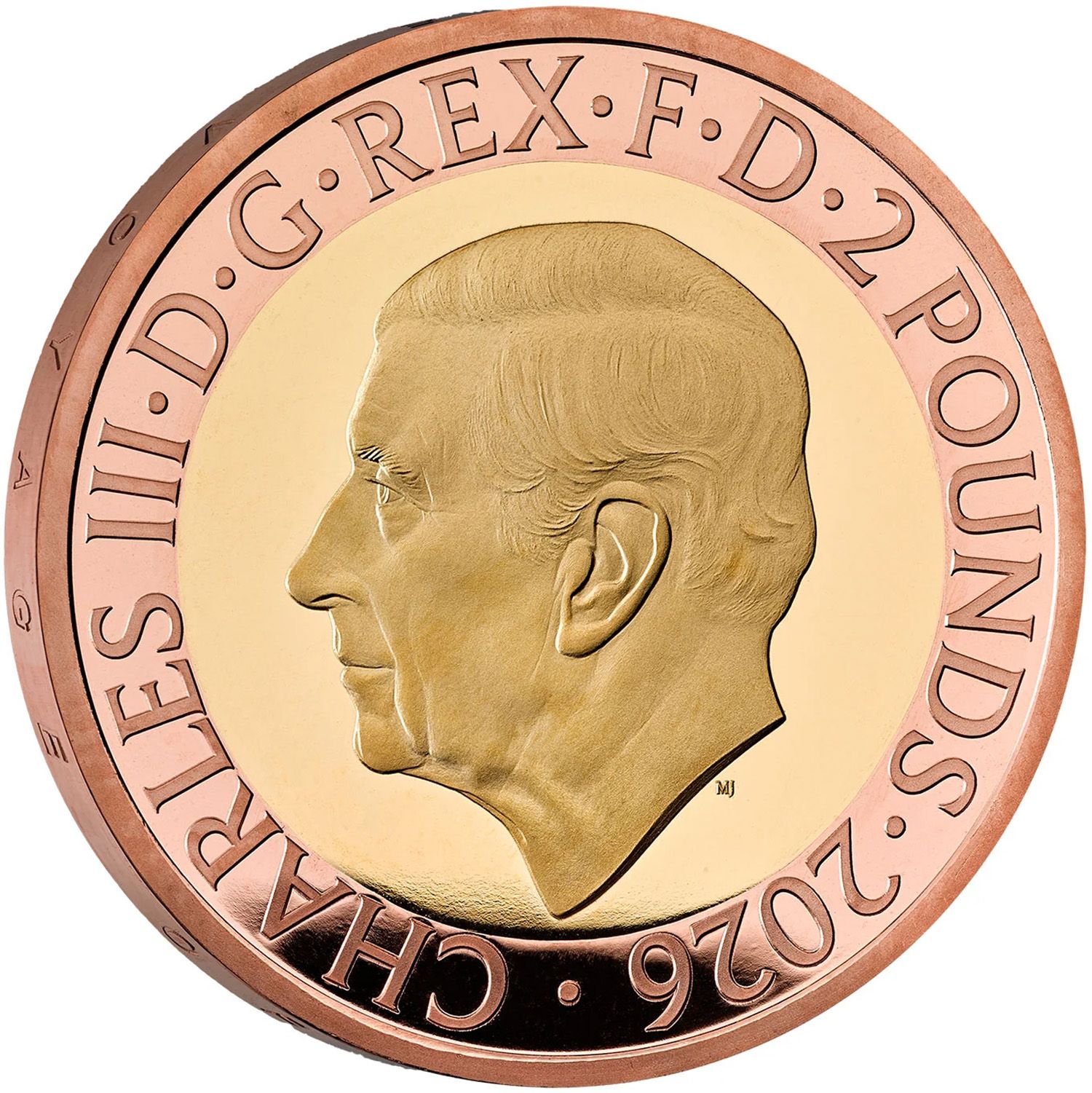 2 Pounds - Charles III HMS Beagle; Gold Proof obverse