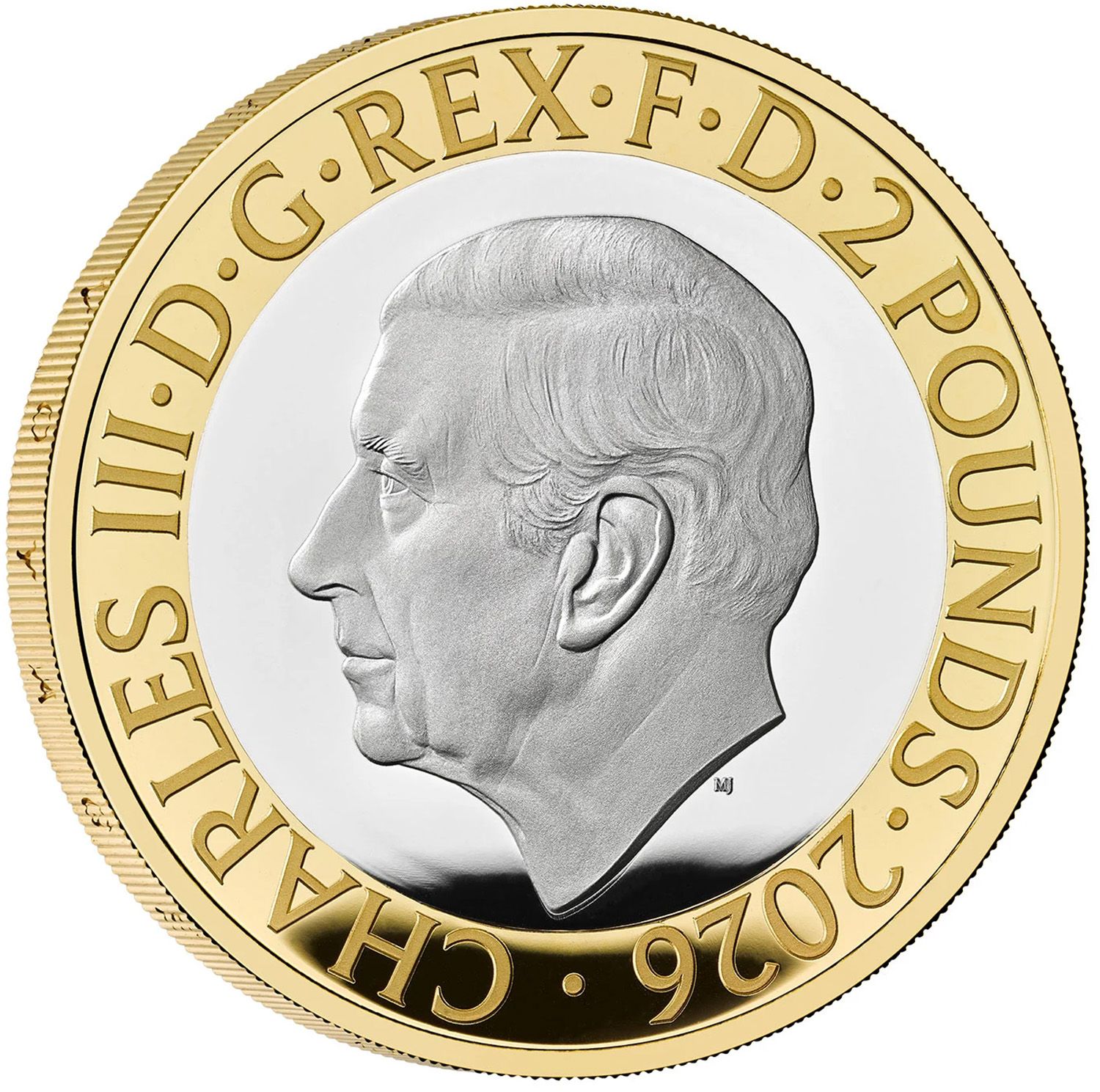 2 Pounds - Charles III HMS Beagle; Silver Proof obverse