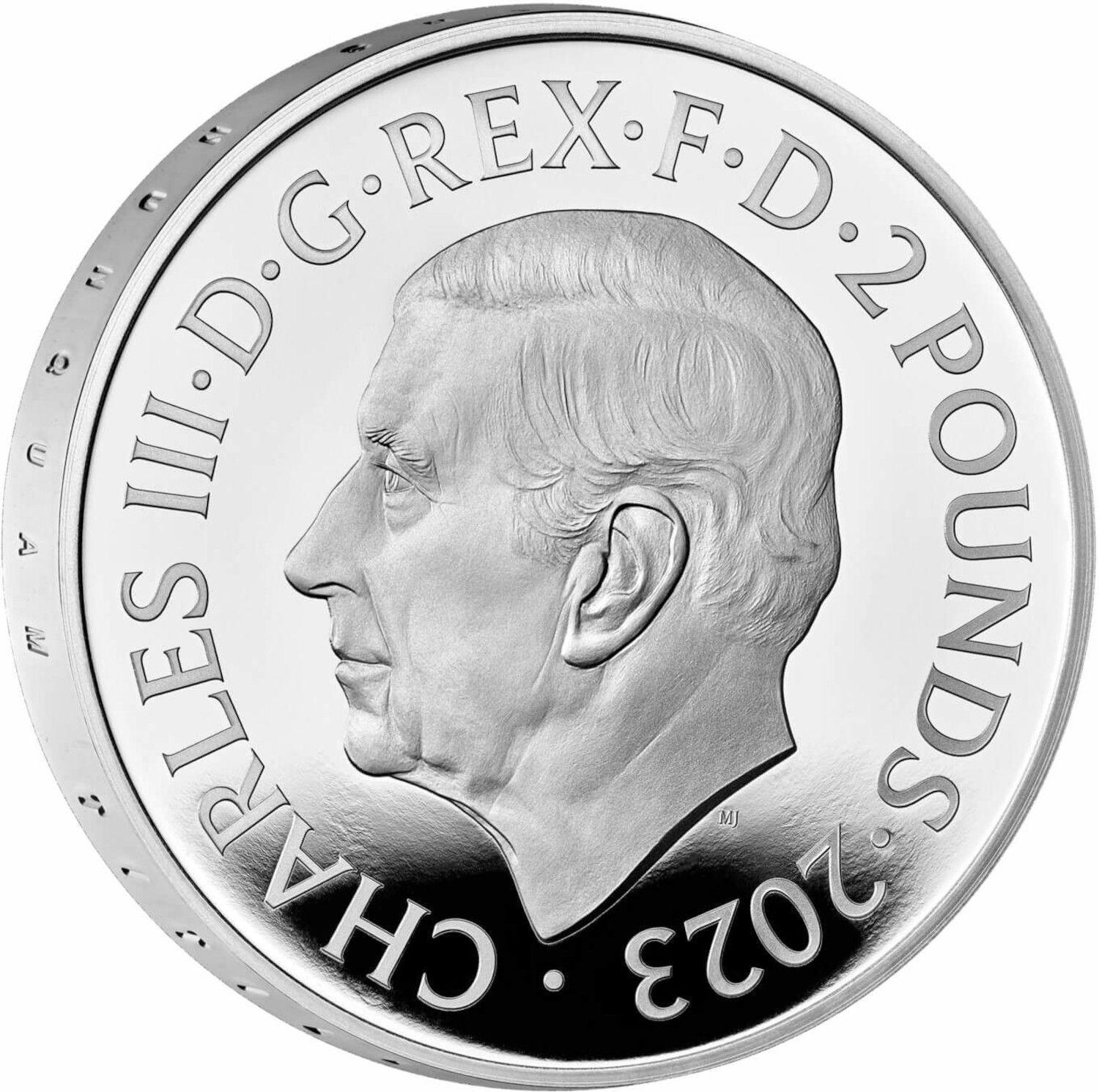 2 Pounds - Charles III Hogwarts Castle; Silver Proof obverse