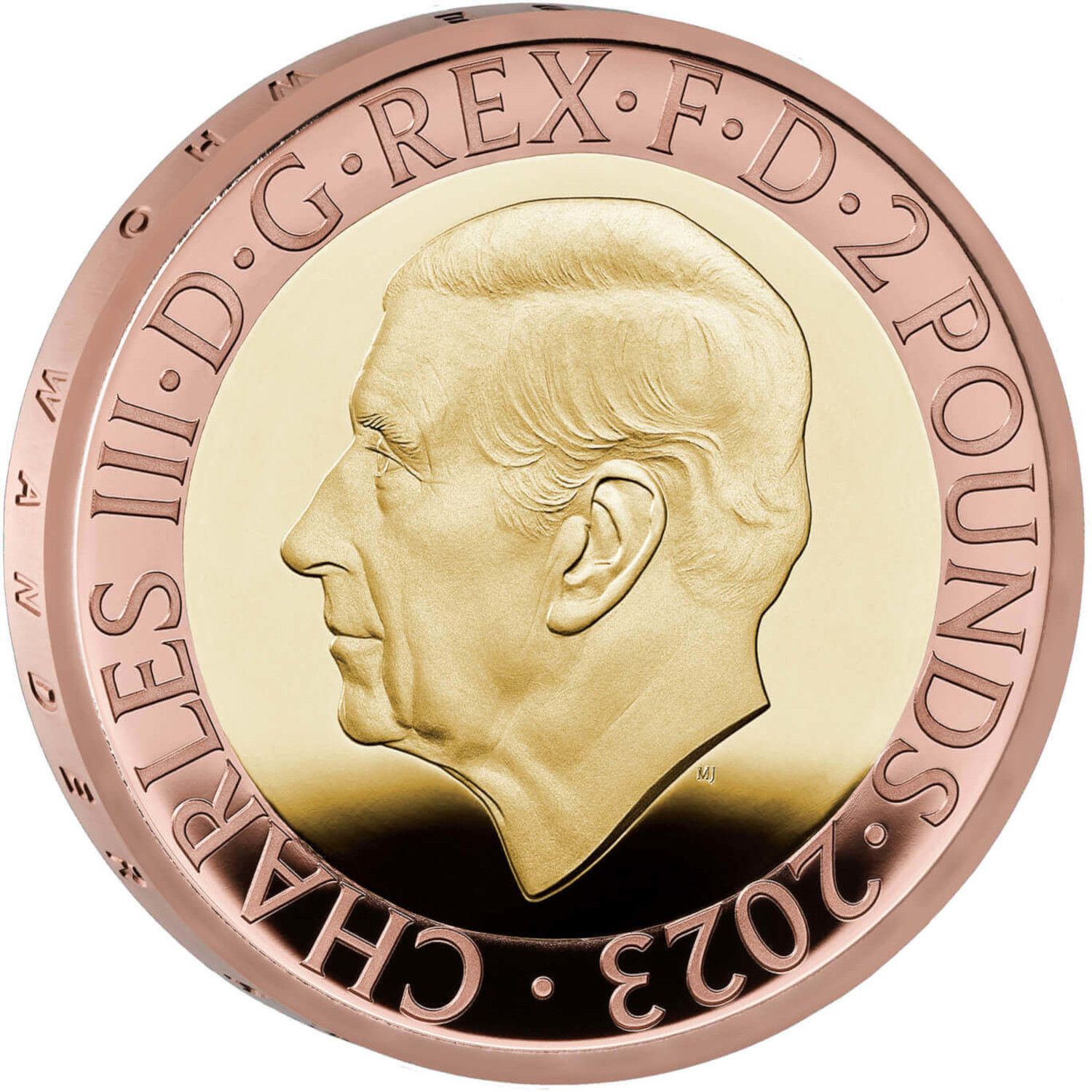2 Pounds - Charles III JRR Tolkien; Gold Proof obverse