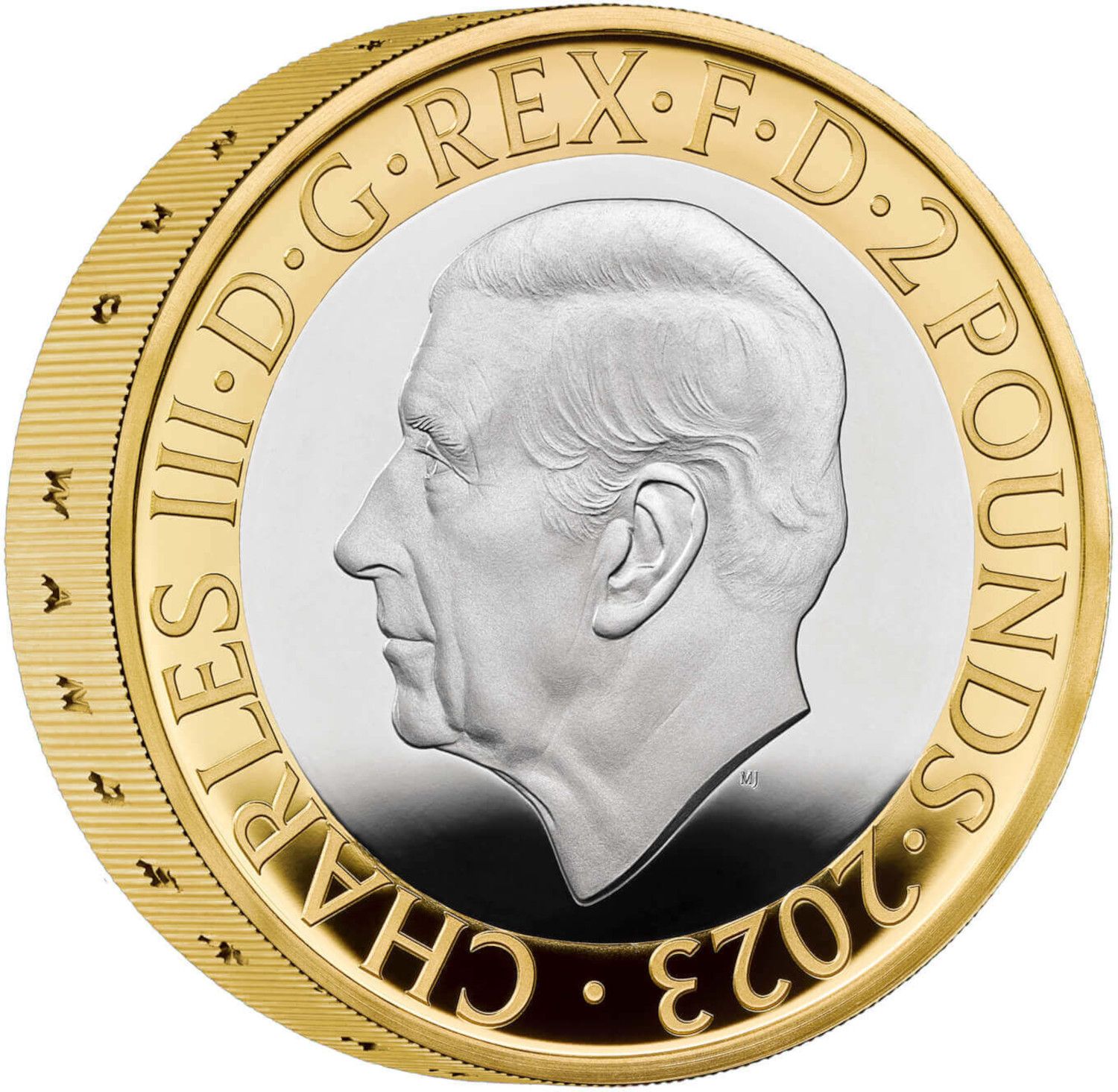 2 Pounds - Charles III JRR Tolkien; Silver Piedfort obverse